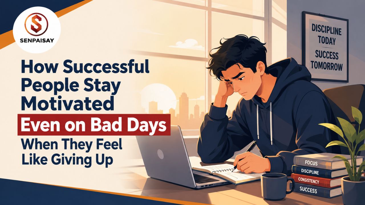 How Successful People Stay Motivated Even on Bad Days When They Feel Like Giving Up