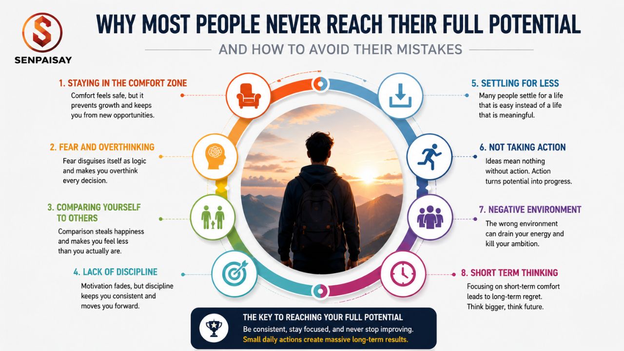 Why Most People Never Reach Their Full Potential and How to Avoid Their Mistakes